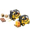 Industrial Forklift Inertia Engineering Vehicle Forklift Children's Toy Crane Crane Model Toy Flatbed Trailer