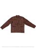 Handmade Men's Jacket Lambskin Brown Leather Racer Quilted Designer Biker Soft