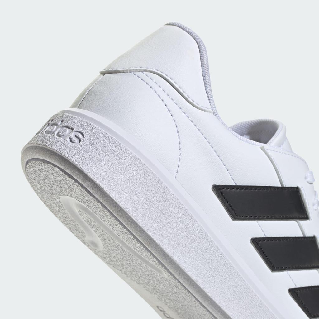 Кроссовки Adidas Court Block NKG81 Белый/Основной Черный На шнуровке Верх из Синтетической Кожи Размер 22,5 см IF4033