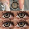 1 Pair Natural Color Contact Lenses Color Contact Lenses for Eyes Gray Eye Contacts Blue Eye Lens Fashion Green Lenses
