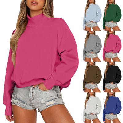 Женский свитшот с длинным рукавом Повседневный комфортный Свободный Легкий Женский свитшот