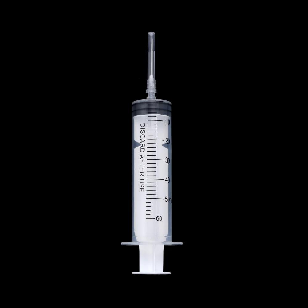 1Pcs 3-60ml Syringe Epoxy Resin Shaker with Dispense Needles for DIY Jewelry Resin Mold Charms Liquid Injection Pipette Tools