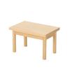 Play Miniature Ornaments 1:12 Dollhouse Wooden Tea Table Simulation Wood Table Kids Play Toys