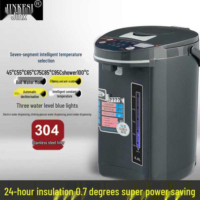 Чайник электрический Jinx 7-ступенчатый с изоляцией из нержавеющей стали и подогреватель для детских бутылочек - Подогреватель молока с постоянной температурой для приготовления молочной смеси