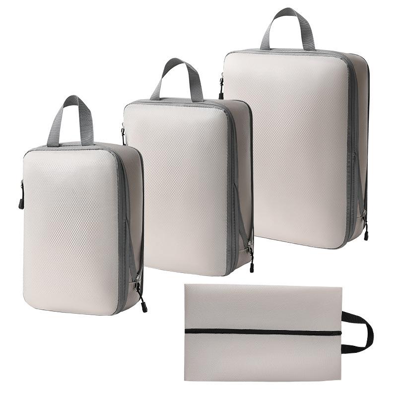 3/4 шт. Нижнее белье Бюстгальтер Носки Отделка Упаковка Багаж Одежда Органайзер Компрессионная Дорожная Сумка Для Хранения, С Сумкой Для Обуви