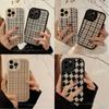 Velvet Xiaoxiangfeng 14pro Max for Apple Phone Case for Iphone13 Plaid 12 for 15 Houndstooth 11 Wool