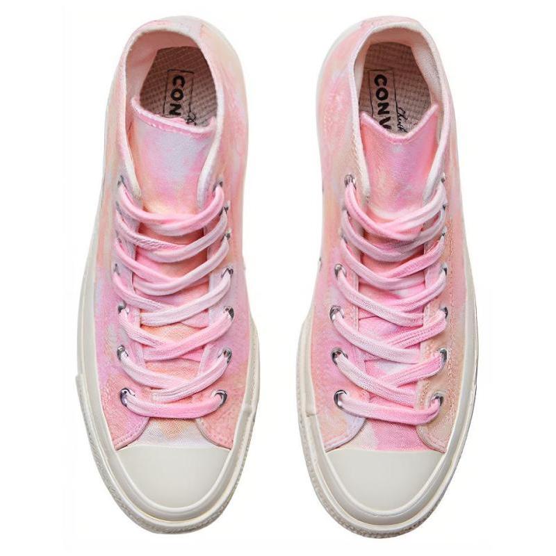 Converse Chuck Taylor All Star 1970-е Круглый носок Шнуровка Высокие эспадрильи Женские Розовые