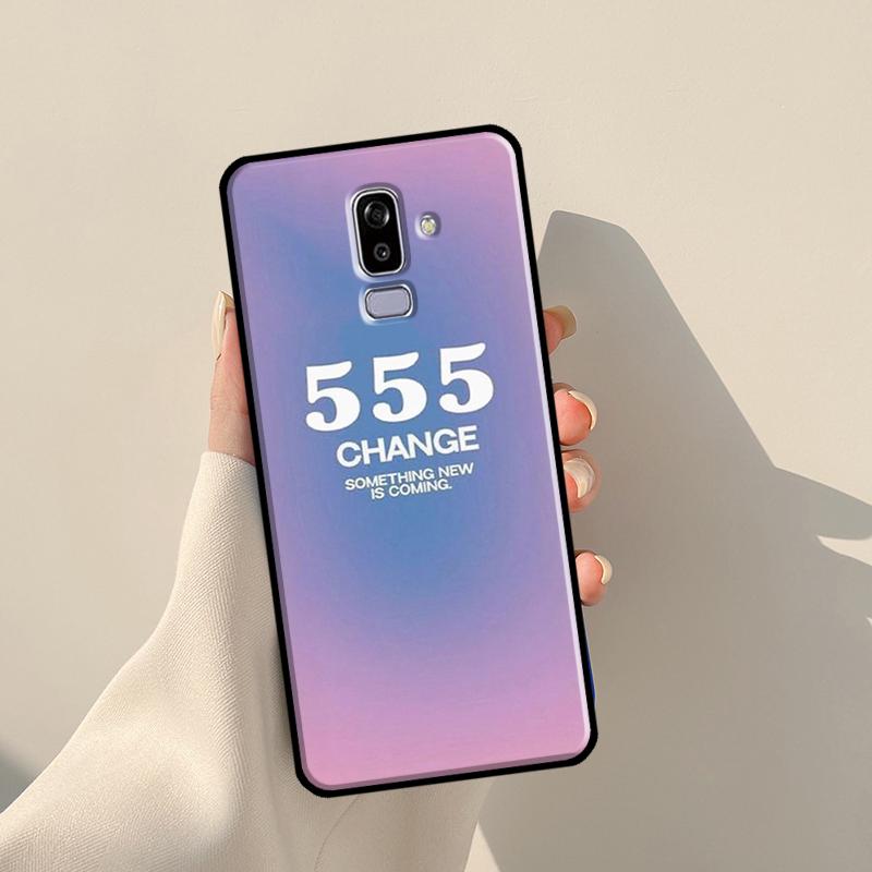 Чехол с ангельскими цифрами для Samsung Galaxy J7 2016 A3 A5 J1 J3 J5 2017 A6 A7 A8 A9 J8 2018 J4 J6 Plus