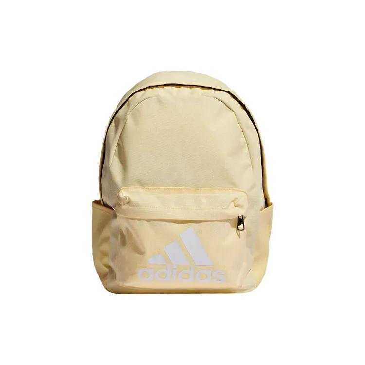 Adidas Polyester Backpack Regular Unisex Cream Yellow (Unisex) Backpacks HM9144