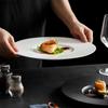 Minimalism Ceramic Main Dish Restaurant Western Food Steak Plate Creative French Pasta Plate Kitchen Porcelain Dinner Tableware