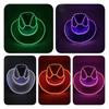 Eye-catching Sparkling Silver Pink Light-up Jazz Hat For Festivals And Holidays