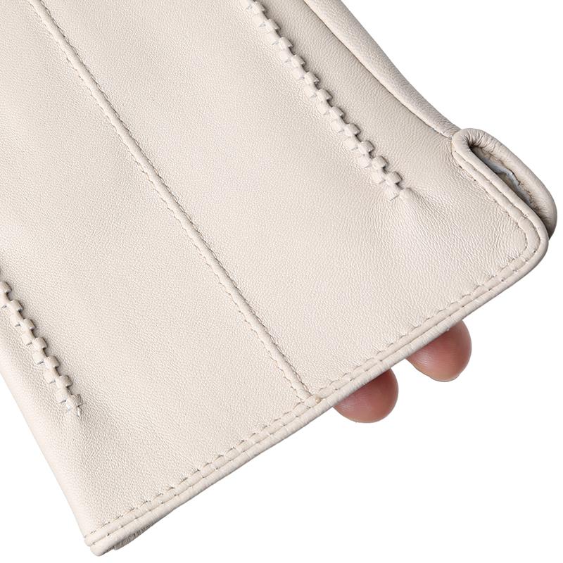 Fashion Women's Gloves Color Sheepskin Winter Warm Thin Touch Screen Gloves High Quality