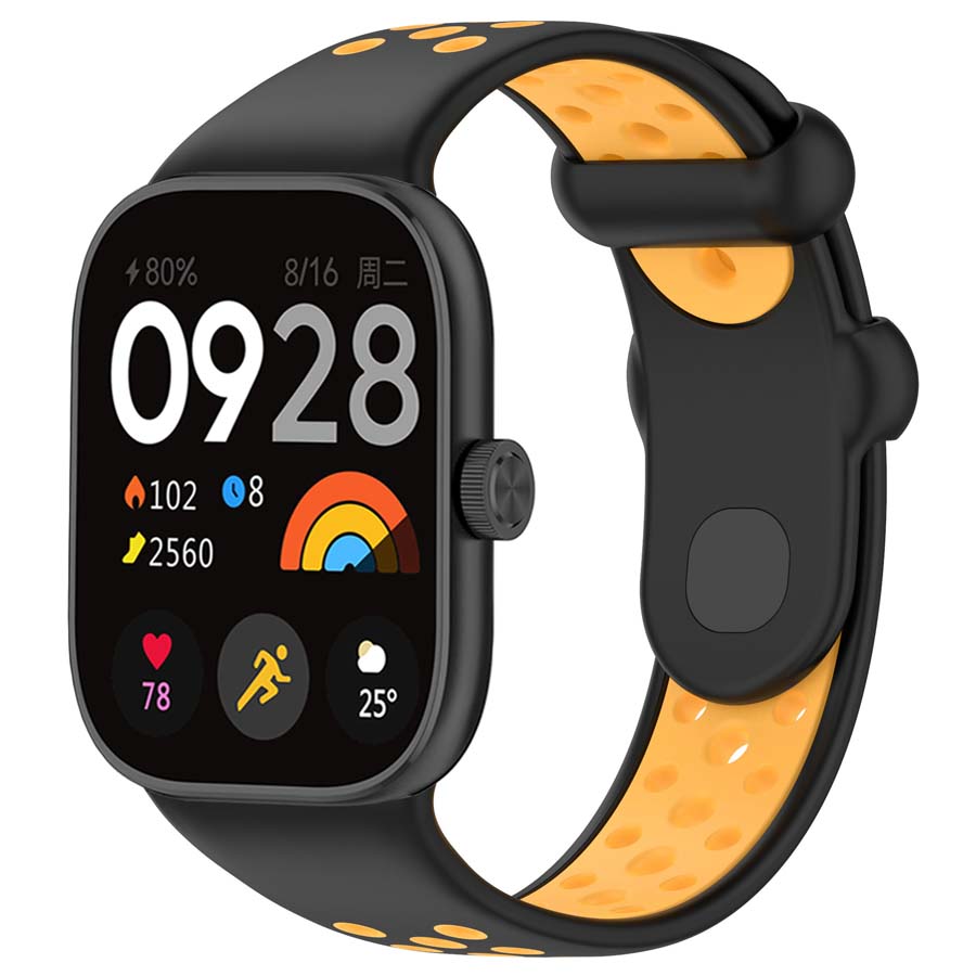 Спортивный силиконовый ремешок для часов для Redmi Watch 4, аксессуары, сменный браслет для Xiaomi Mi Band 8 Pro, браслет Correa