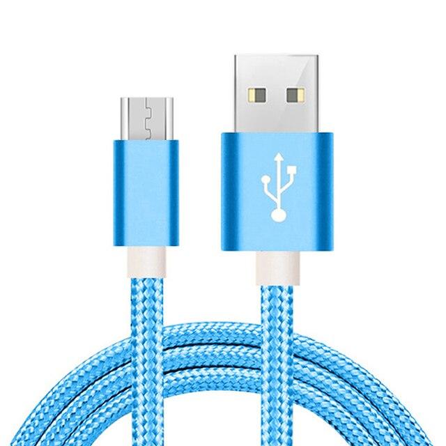 Кабель Micro USB, нейлоновая оплетка, быстрое зарядное устройство для передачи данных, USB-шнур для Samsung, Xiaomi, Redmi, Huawei, LG, Microusb, Android, телефонные кабели