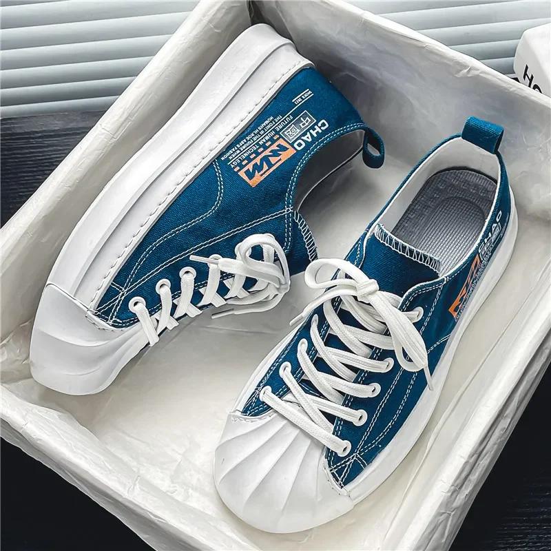 Модная обувь для скейтбординга, мужские вулканизированные кроссовки, повседневная модная обувь, мужские мягкие кроссовки Zapatillas Hombre Shell Head Canvas, спортивная повседневная обувь для скейтбординга