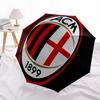AC Milan, 1899 Автоматическое Открытие и Закрытие, 8-реберная Конструкция Портативный Зонт, Подходит для Мужчин и Женщин Все Сезоны Идеальный Подарок для