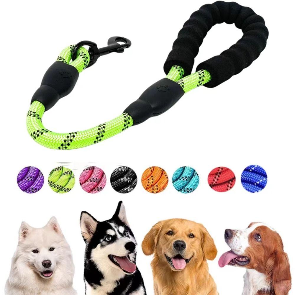 Прочный поводок для собак Мягкие поводки для домашних животных Удобный светоотражающий поводок для собак