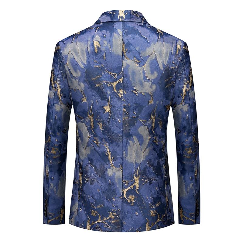 New Style Men High-Quality Business Suit Jackets Male Slim Fit Fashion Printed Casual Tuxedo Man Loose Blazers 6XL