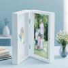 Family Handprint Photo Frame DIY Craft Keepsake Home Wood Picture for Couple