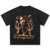 Графическая футболка 2Pac Thug Life Унисекс Женская Оверсайз Хип-Хоп Рэпер Повседневная Хлопок Короткий Рукав Винтажная Хайп Уличная одежда для Молодежи