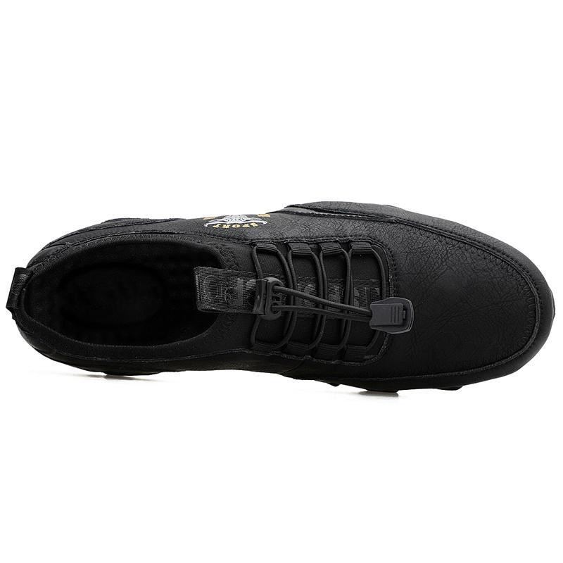 Men's New Leather Outdoor Sports Shoes Casual Shoes Business Leather Board Shoes