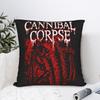 Pillow Case Death Metal Band Cannibal Corpse Soft  Pillow Cover For Sofa Home Decoration Retro Trendy Pillowcases
