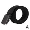 Solid Color Simple Braided Nylon Canvas Belt Trouser Military Army Fabric Belt Tactical Casual N7V5