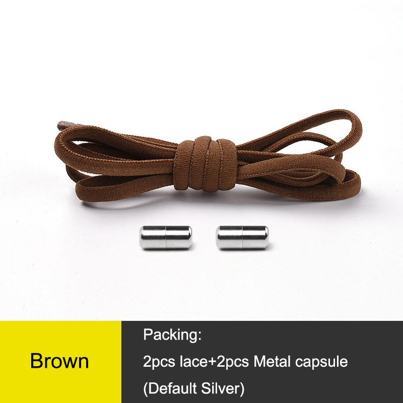 1Pair Elastic Locking Shoelaces Kids Adult Sneakers Quick Shoelace Lazy Shoe Laces Semicircle Shoe