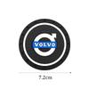 zpebr9 2Pcs Car Coaster Non-Slip Silicone Mat Auto Interior Anti-Slip Cup Pad For Volvo XC90 XC60 C30 T6 S60 C70 XC40 V40 XC70 V70 V60