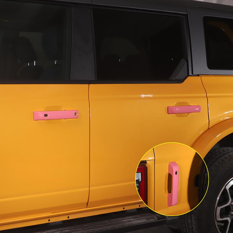 BAWA автомобильные дверные ручки декоративные наклейки защитный чехол от царапин для автомобиля Ford Bronco 2022