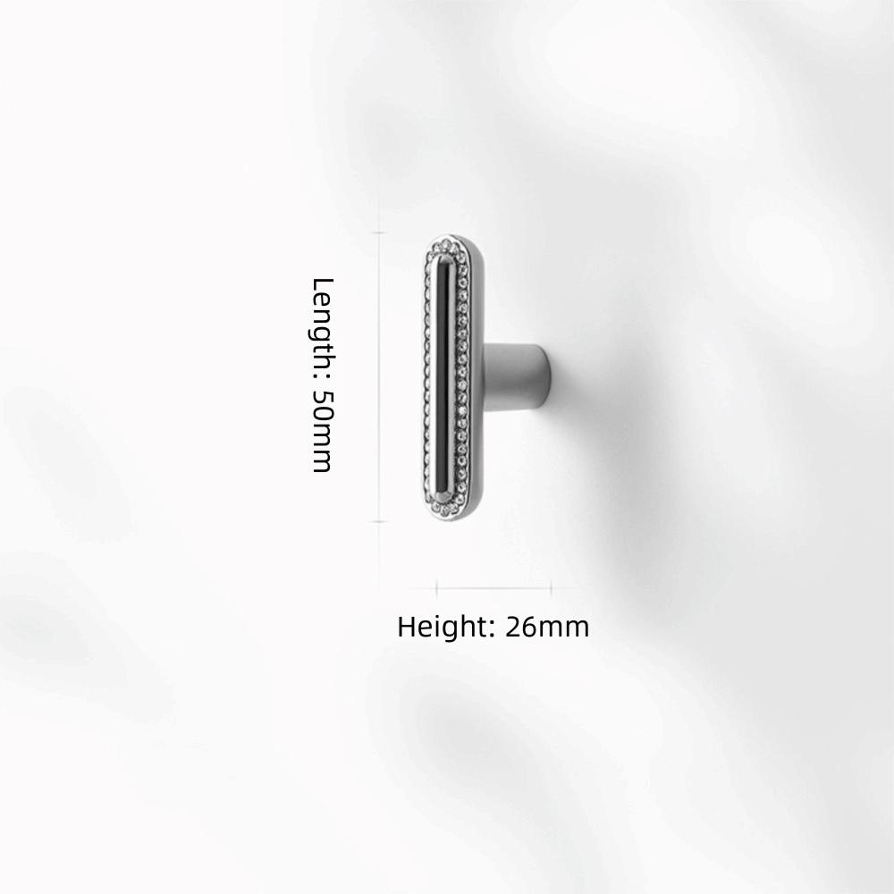 Diamond Crystal Crystal Drawer Pulls Zinc Alloy Furniture Hardware Handles Shoe Cabinet