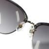 Used FURLA Sunglasses 5418 Beige Light Blue Light Blue SFU223J COL.0705 /AN8
