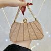 Dinner Bag Ladies' Handbag Pearl and Diamond Set Banquet Clutch Evening Dress Bag Ladies' Bag