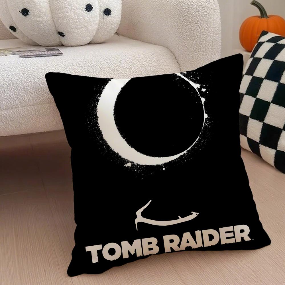 S-Shadow Of The Tomb Raider Наволочка Льняная Наволочка Мягкая Дышащая Защитная Декор Дивана Гостиной