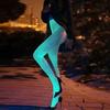 Luminous Glow-in-the-Dark Fishnet Stockings - Sexy, Slimming, Fluorescent Pantyhose with Hollow-Out Design