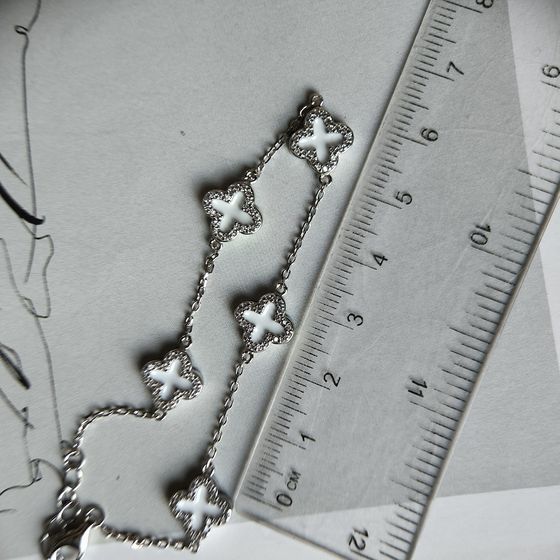 Серебряный браслет с емаллю, вес изделия 5 гр (2185536)