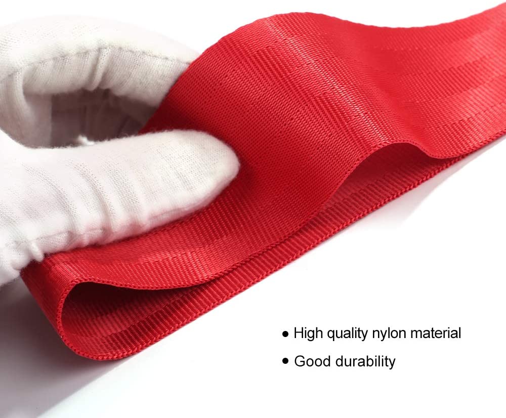 Material: Made of High-quality Nylon with Metal Buckle and Screw, Strong, Durable and Good Wear Resistance.