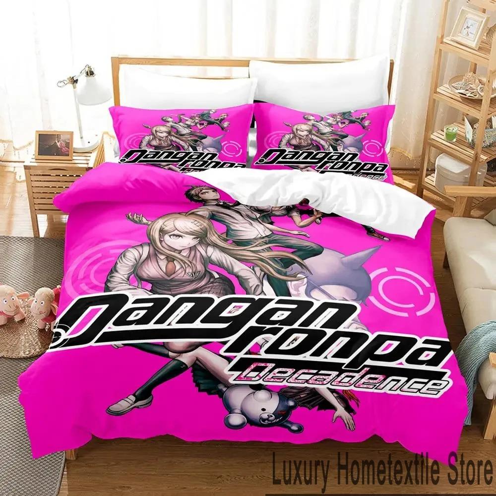 3D-принт аниме Danganronpa комплект постельного белья для мальчиков и девочек Twin Queen King Size пододеяльник наволочка кровать для мальчиков для взрослых домашний текстиль