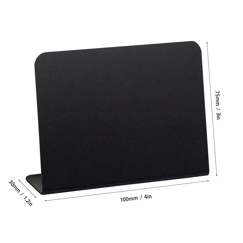 5Pcs Mini Chalkboard Sign Name Tags With Base Food For Labeling Menu Blackboard