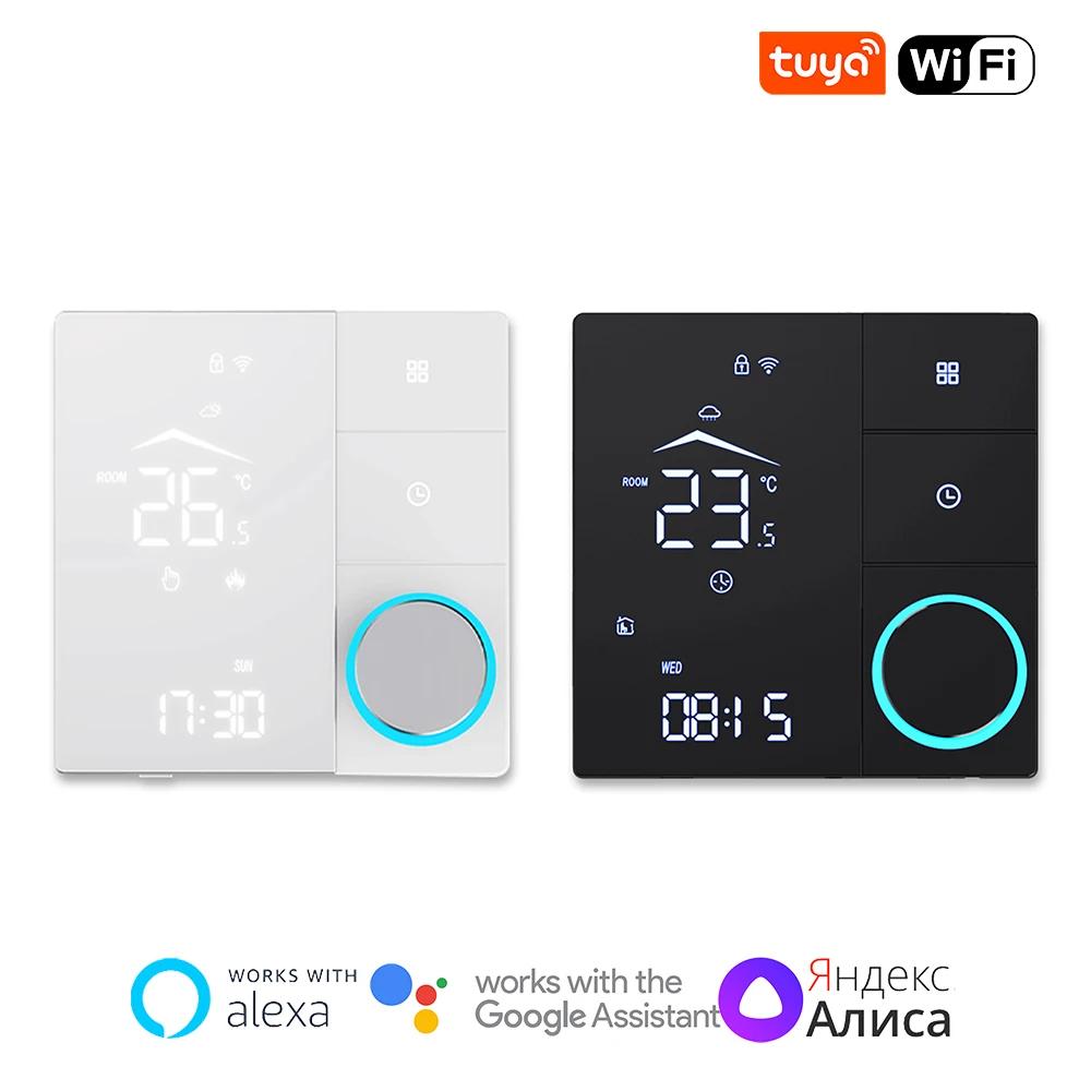 NEW Smart Knob WiFi Temperature Controller 90~240V 3/16/25 A Work with Water/gas Boiler Underfloor Heating Thermostat
