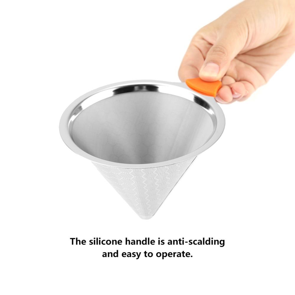 Fine Mesh Coffee Filter Stainless Steel Coffee Mesh Strainer Pour Over Coffee