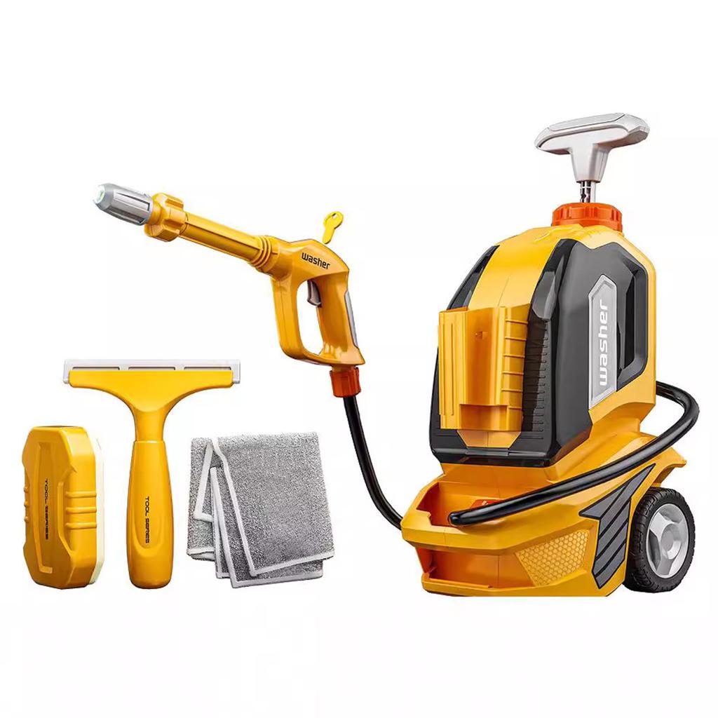Kids Car Washing Toy Set With Spray Function For Boys