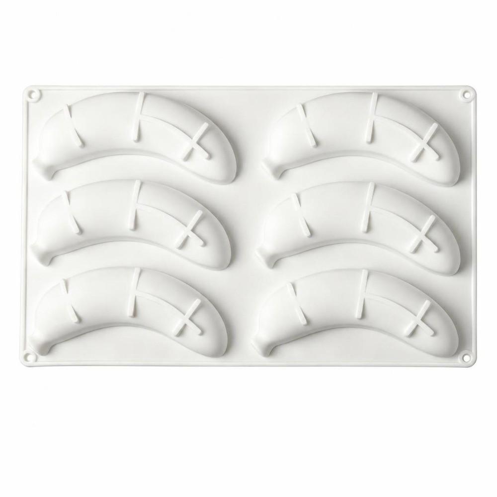 Banana Shaped Chocolate Mold Food Grade Silicone French Pastry Mold Baking Mold Pastry Making