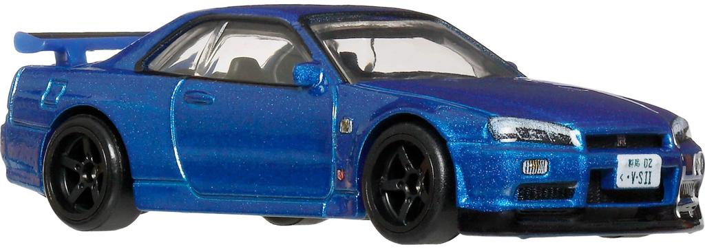 Hot Wheels Культура Автомобилей Вечные Иконы Nissan Skyline II Игрушечный Автомобиль Литая Машинка Возраст Синий JBK92 GT-R V-Spec (БНР34) 3+