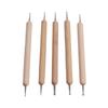 5 Pcs Double End Tracing Dotting Stylus Firm Grip DIY Engraving Stylus Set for Making Clay Pottery Sculpture