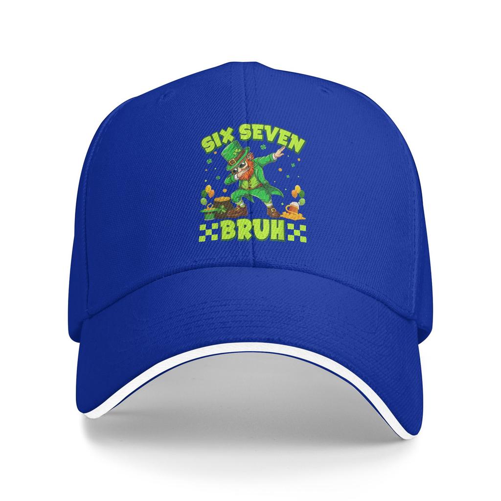 Six Seven Bruh 67 Funny Saint Patricks 6 7 Meme Baseball Cap Funny Trucker Hat Spring Men Adult Hunting Camping Baseball Caps