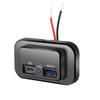 36 Вт QC3.0 Dual USB автомобильное зарядное устройство для смартфона в машине зарядное устройство для лодок модификация автофургона USB аксессуары без перфорации