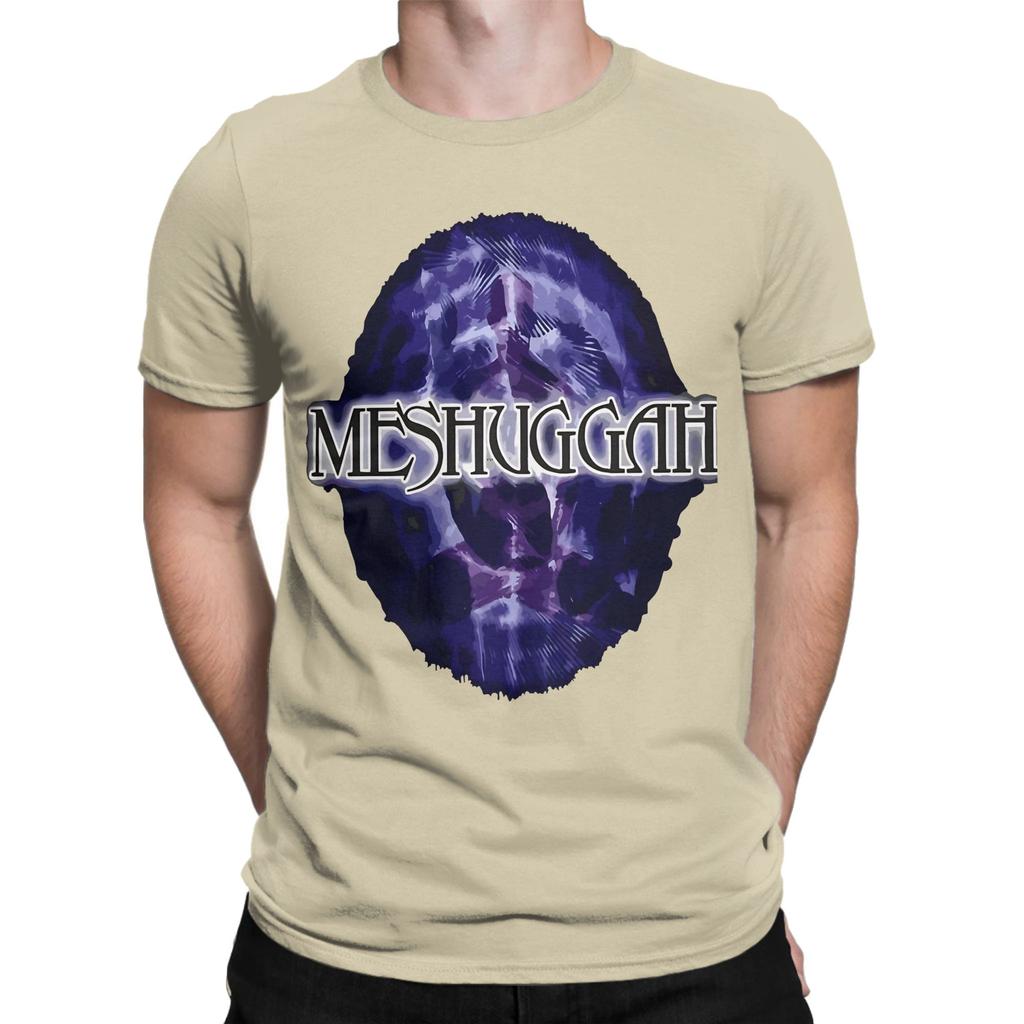 Art Logo Graphic Funny 100 Cotton Tshirt Meshuggah Tees Tops For Unisex