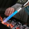 Adjustable Outdoor Propane Torch Handheld Flame Thrower Campfire Charcoal