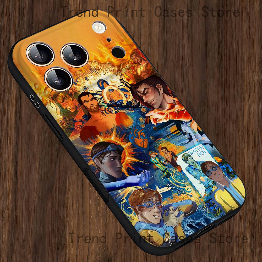 W-Waterboy D-Dispatch Phone Case For iPhone 14,16,12,13,15,11,17,Pro,Max,Plus,E,Air,Mini Soft Cover
